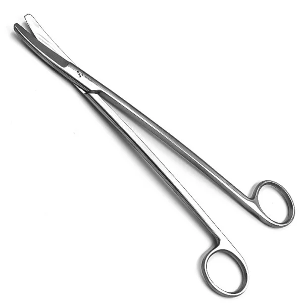 DHS-02-215-24. Ножиці Сібольда, s-подібні, тупокінцеві, 240 мм, гінекологічного типу, для розтину плода. DURABLE